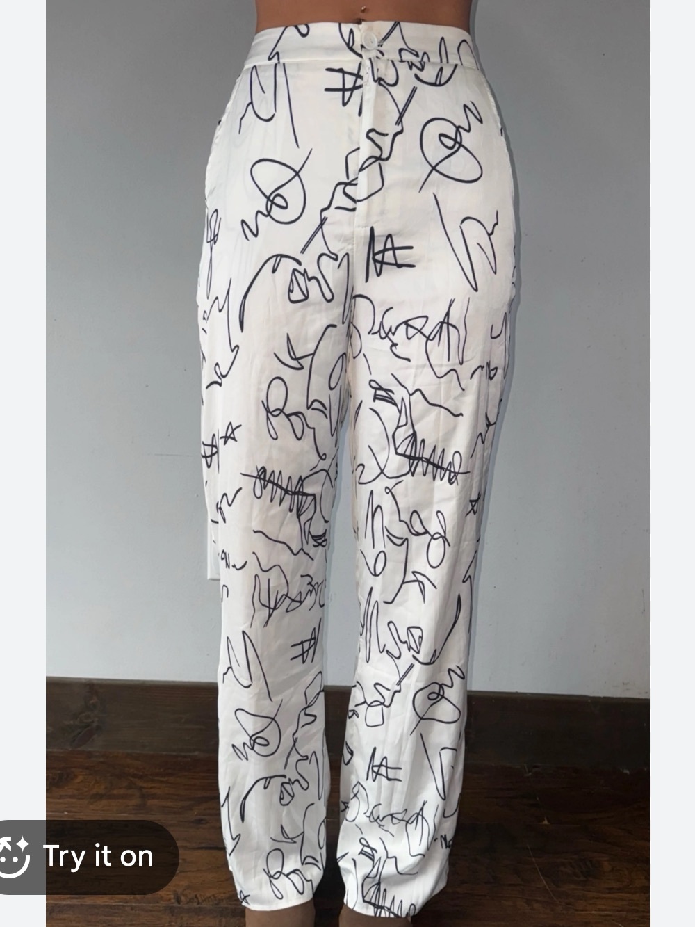 12th Tribe Black and White Pants